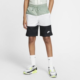 Pantaloni Scurti Nike Sportswear Woven Baieti Argintii Verzi Inchis Albi Negrii Albi | FEMZ-87231